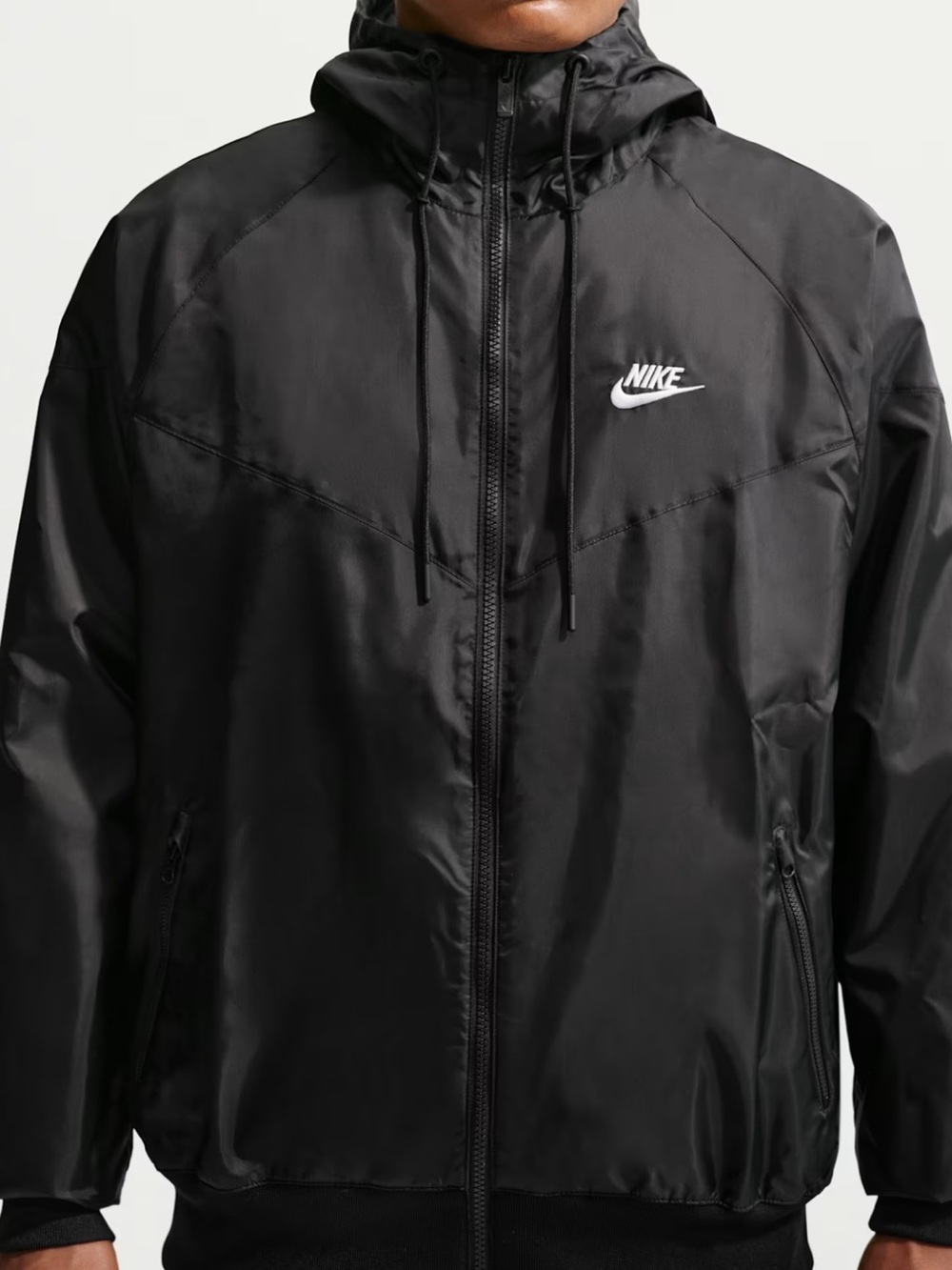 Nike Black Men’s Hooded Windbreaker Jacket